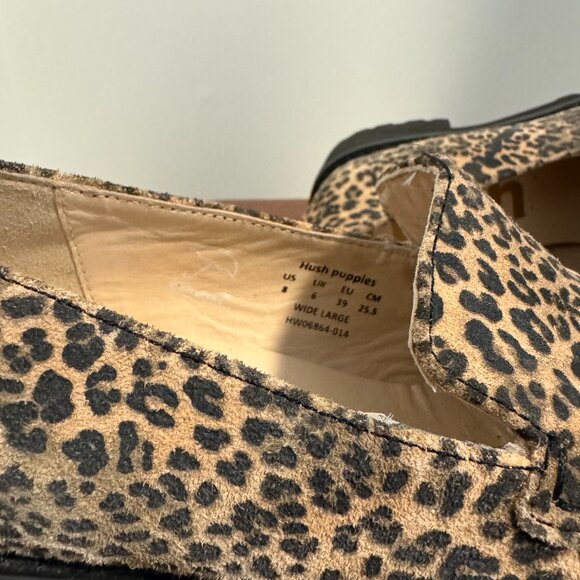 Hush Puppies Leopard Loafers Size 8 - Picture 3 of 3